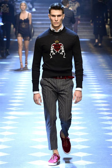 dolce gabbana fall 2017 men|dolce and gabbana sale men's.